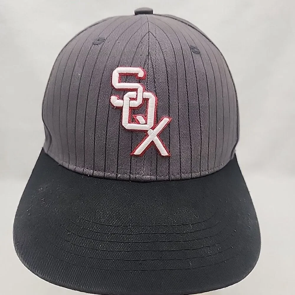 Cap Chicago White Sox Coca-Cola Pinstripe Baseball Snapback Melonware Cotton Hat
